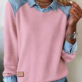 Bruna - Sudadera Denim Fusion