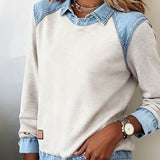 Bruna - Sudadera Denim Fusion