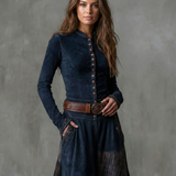 Viviana - Vestido Bohemio de Línea Elegante