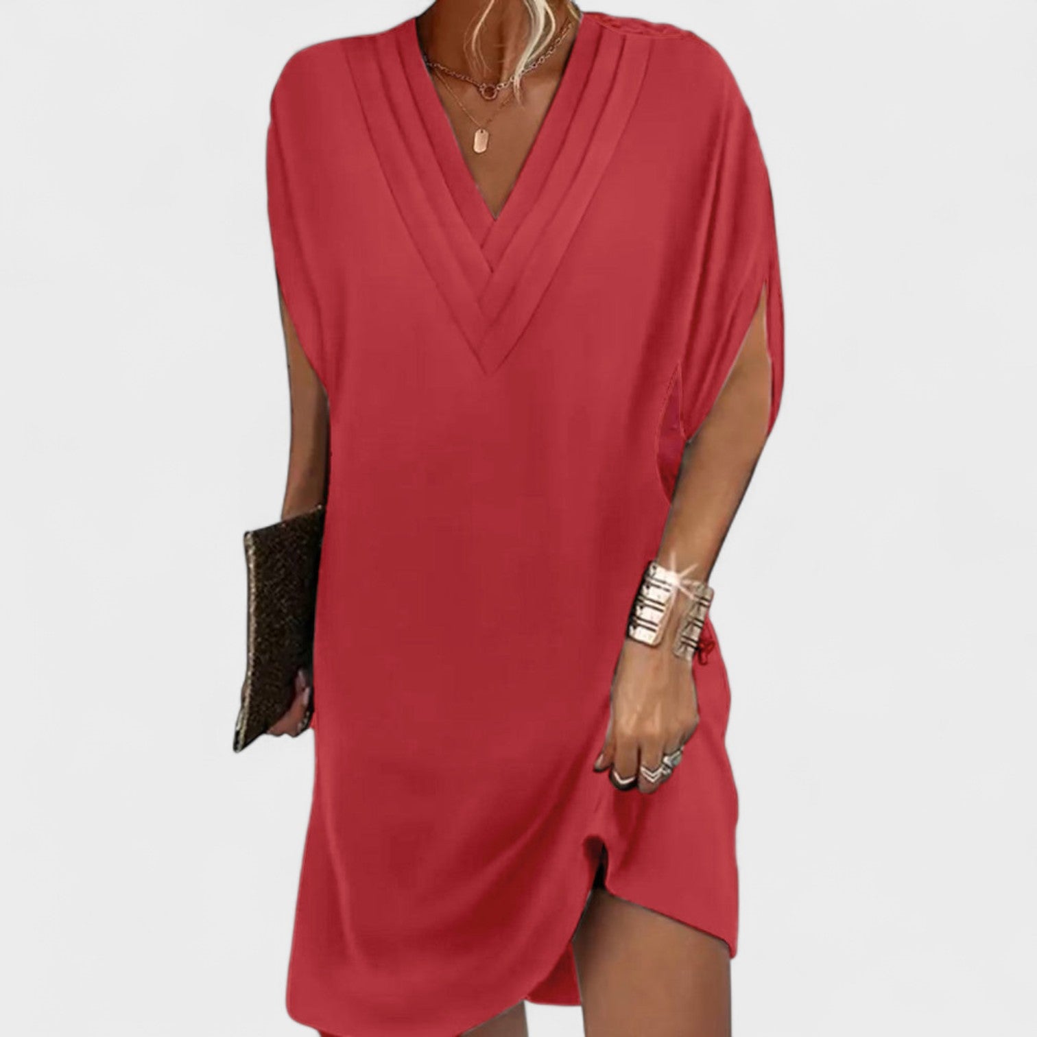 Susana - Vestido Elegante con Mangas Abiertas