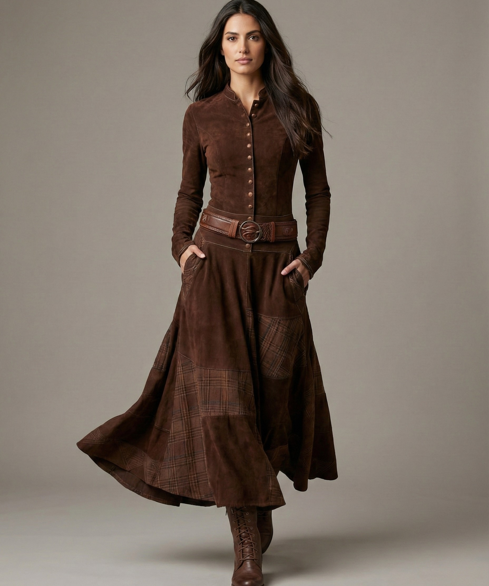 Viviana - Vestido Bohemio de Línea Elegante