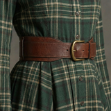 Oliva - Vestido Camisero Maxi Estilo Vintage