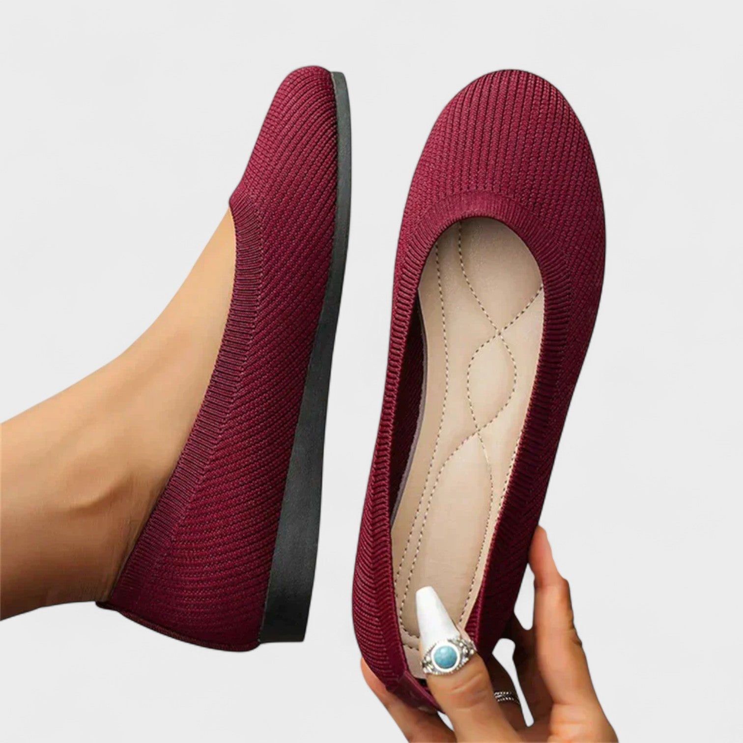 Elvira María - Zapatillas ortopédicas slip-on