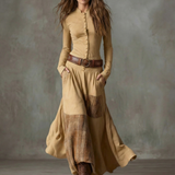 Viviana - Vestido Bohemio de Línea Elegante