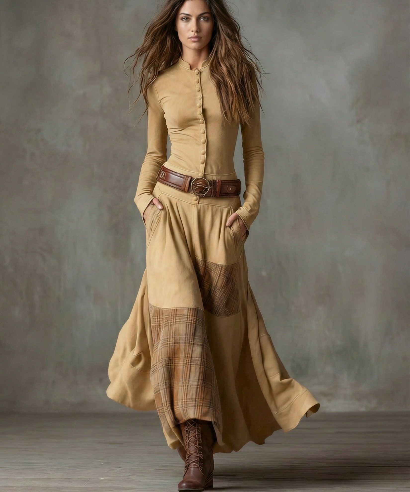 Viviana - Vestido Bohemio de Línea Elegante