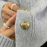 Xaviera - Cárdigan Elegante para Mujer con Botones de Corazón