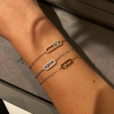 Basilia Rosa - Pulsera Delgada