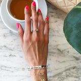 Basilia Rosa - Pulsera Delgada