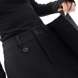 Amaya - Pantalón Ancho Asimétrico con Botones