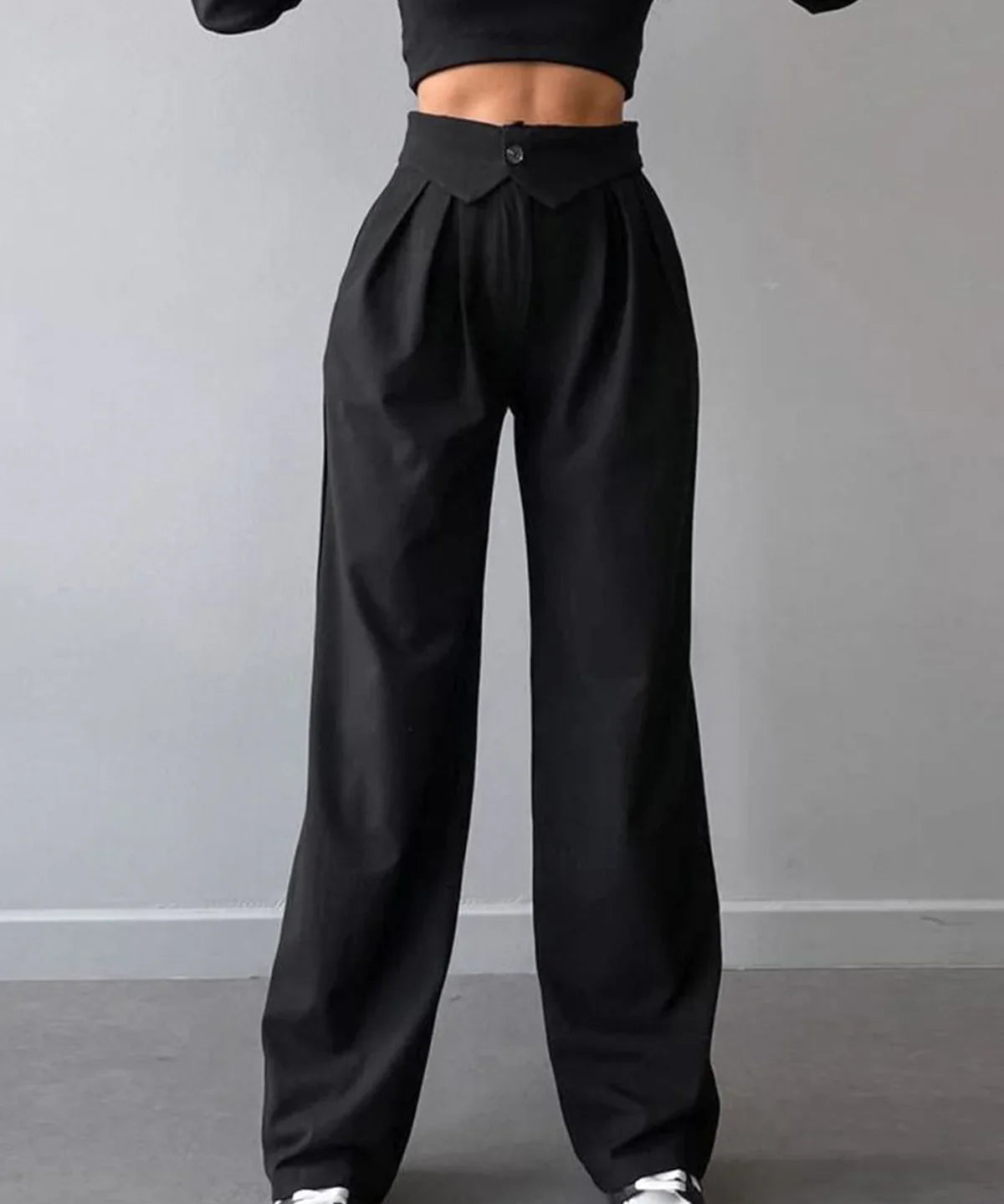 Diana - Pantalón Street con Cintura Doblada