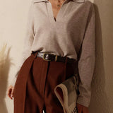 Sara - Jersey Casual con Cuello