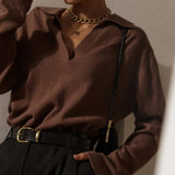 Sara - Jersey Casual con Cuello