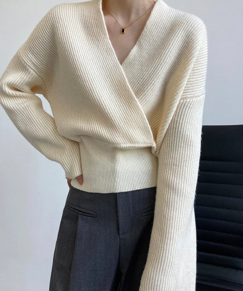 Nuria - Jersey Cruzado Elegante