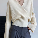 Nuria - Jersey Cruzado Elegante