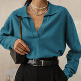 Sara - Jersey Casual con Cuello