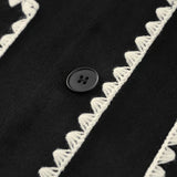 Francisca - Chaqueta con Ribetes en Contraste y Pañuelo a Juego