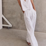 Vanesa - Conjunto Casual de Pantalón de Algodón