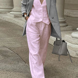 Vanesa - Conjunto Casual de Pantalón de Algodón