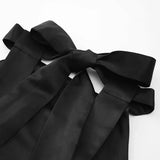 Dolores - Minivestido de Satén con Nudo y Espalda Descubierta