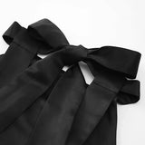 Dolores - Minivestido de Satén con Nudo y Espalda Descubierta