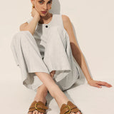 Olalla - Sandalias planas con correa y hebilla