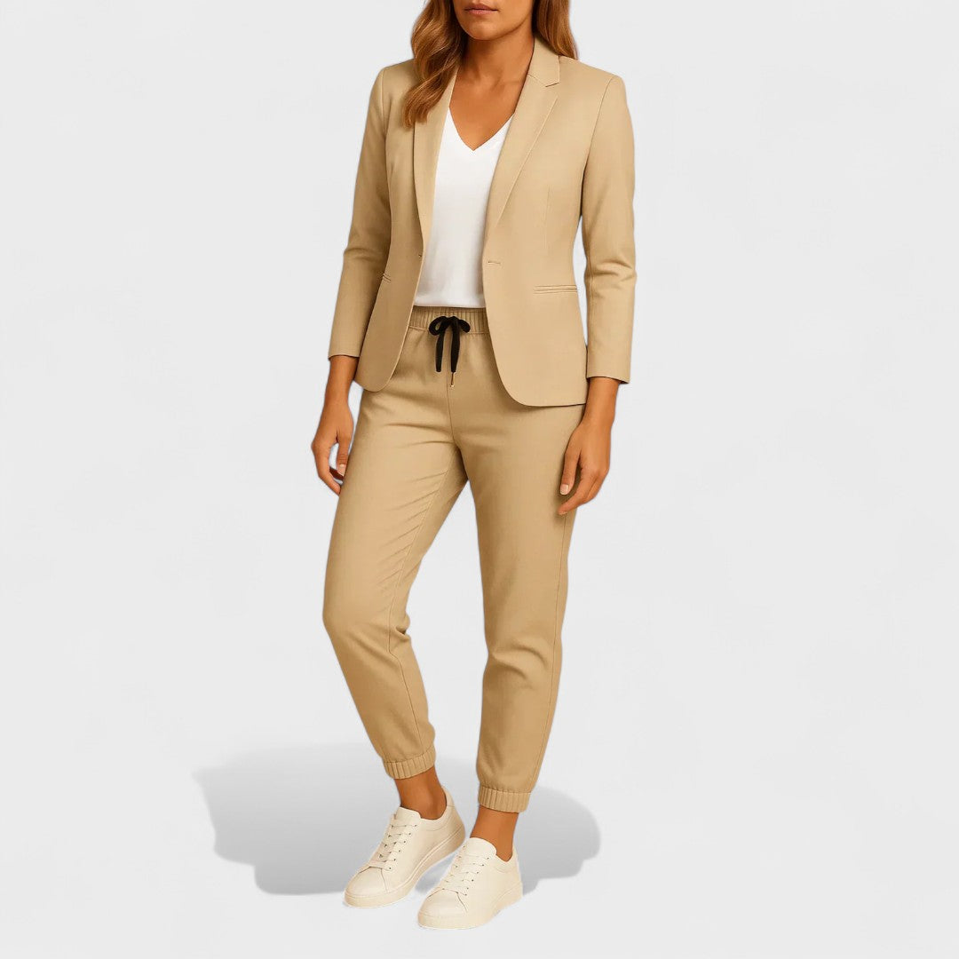 Felisa - Conjunto Elegante con Chaqueta y Pantalones