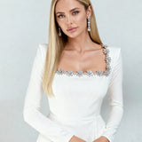 Celeste - Vestido de Cristal