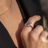 Adelfa - Anillo voluminoso