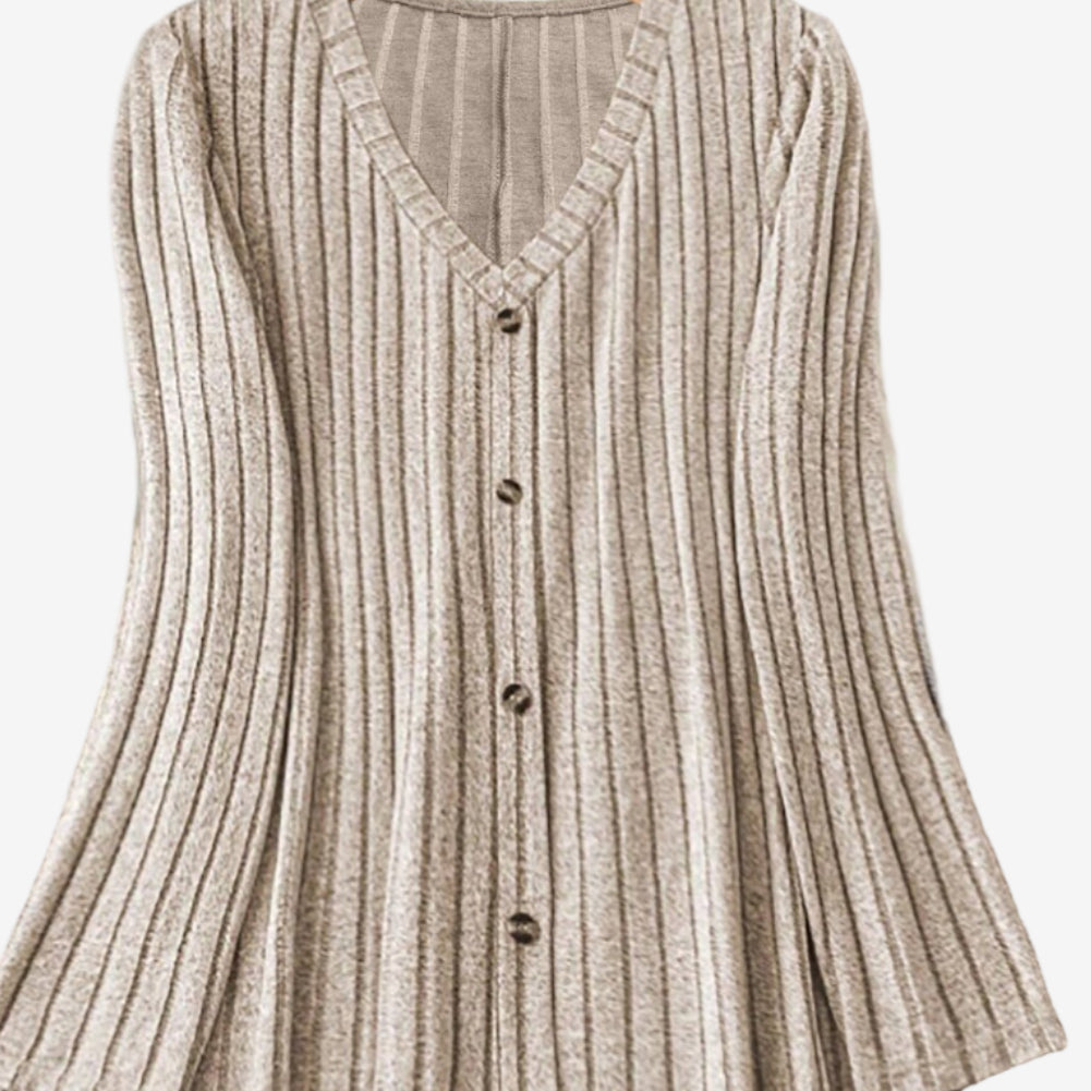 Catalina - Vestido Suéter Acampanado