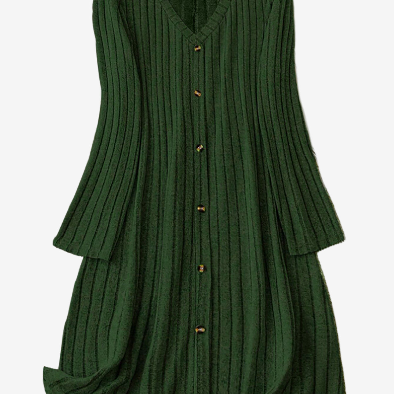 Catalina - Vestido Suéter Acampanado