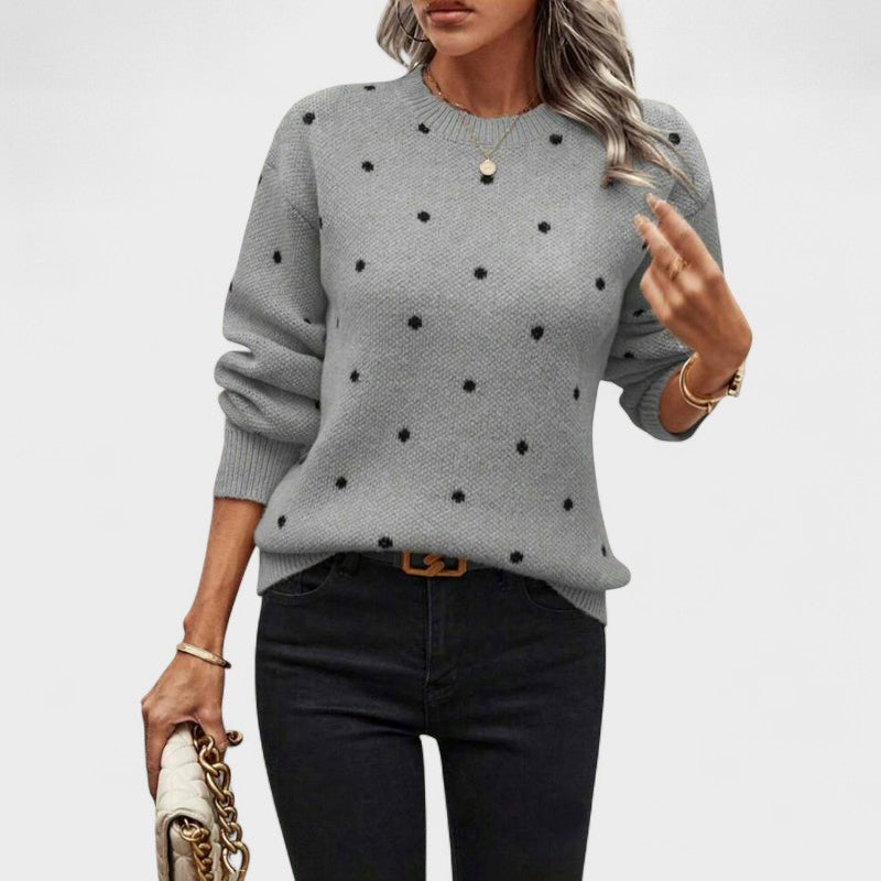 Rosenda - Suéter de punto con bolitas