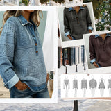 Alma - Blusa Denim Premium con Detalles Trenzados