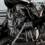 Gala - Chaqueta Acolchada de Brillo Suave