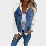 Bárbara - Abrigo de mezclilla elegante