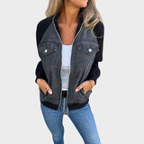 Bárbara - Abrigo de mezclilla elegante