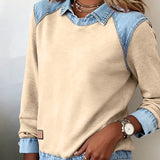 Bruna - Sudadera Denim Fusion